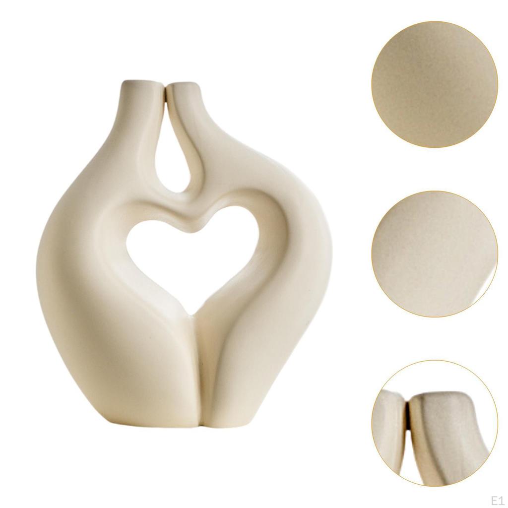 Porzellan Liebespaar Liebesvase Tischdekoration Multifunktionaler Pflanzen-Blumenhalter für