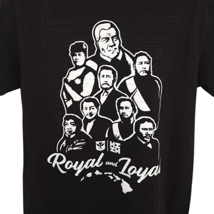 Hawaiian Royalty T Shirt Mens Size Large Black Hawaiis Finest Royal And Loyal S