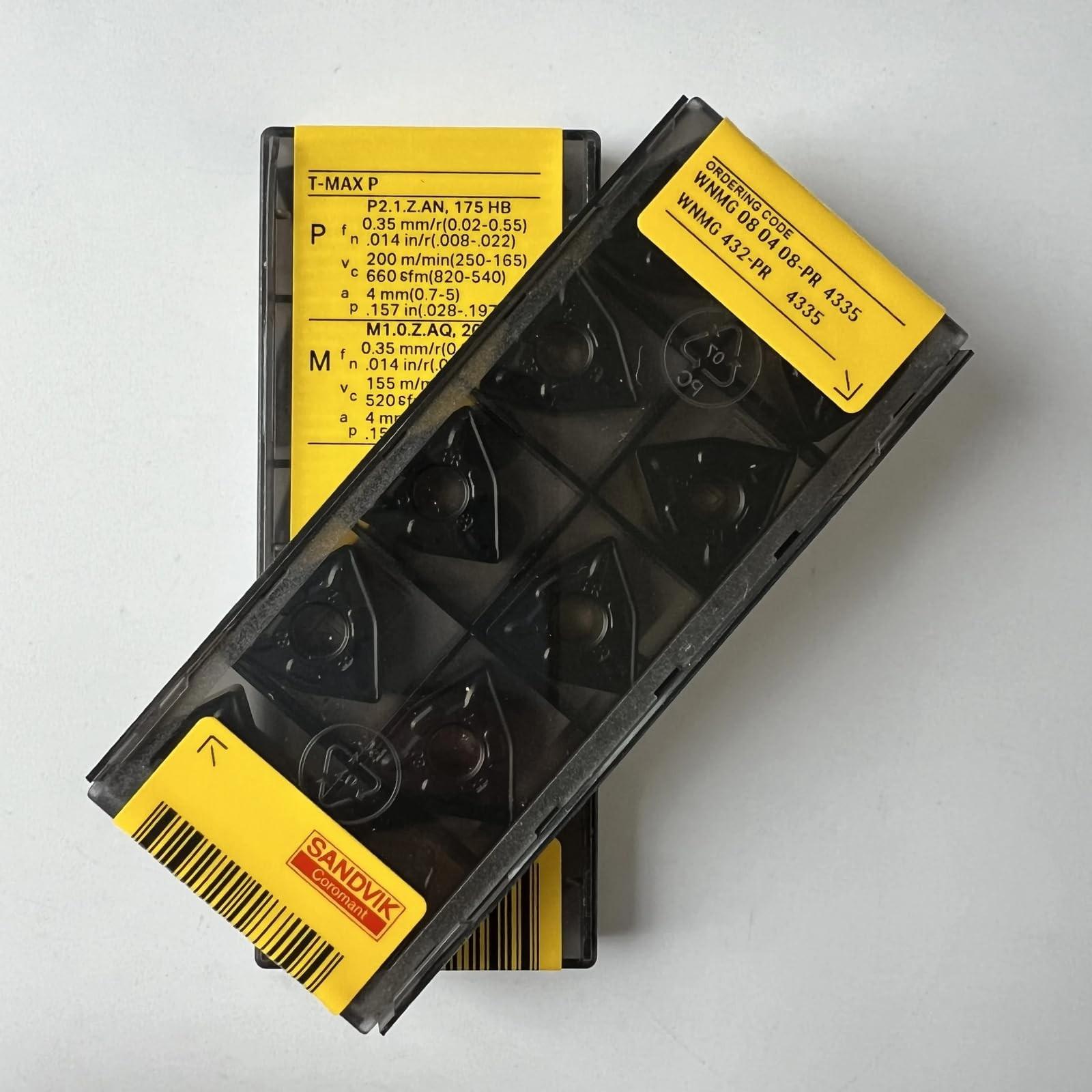 

Original Sandvik / WNMG080408-PR 4335 /CNC lathe carbide blade tool 10 Pcs