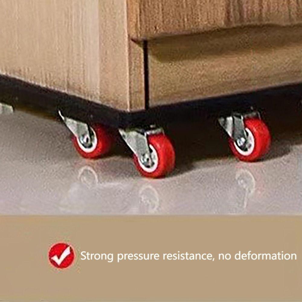 5 Peças Rodas 360° Movimentador Fácil de Móveis Haste Reta/Curva Conjunto de Ferramentas de Movimentação Movimentação de Sofá