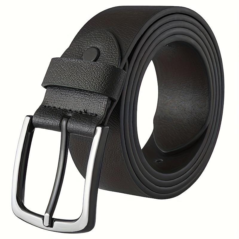 

Men s Genuine Cowhide Leather Casual Belt for Jeans 110 cm чорний