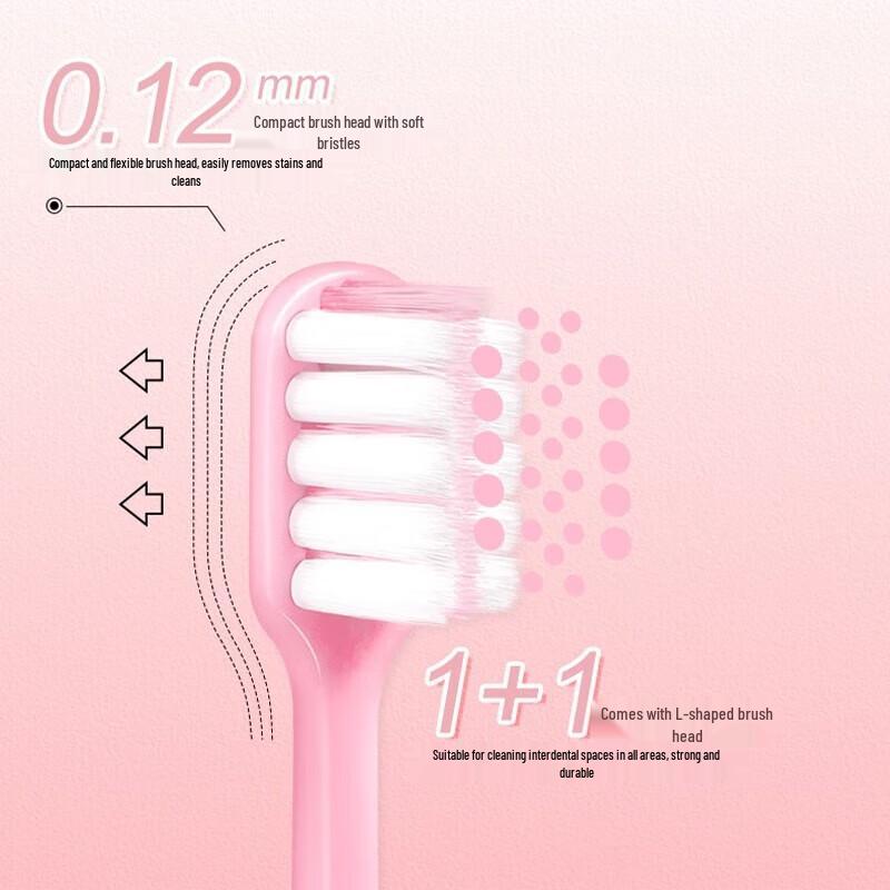 Little Deer Mom Orthodontic Toothbrush (2-Pack)