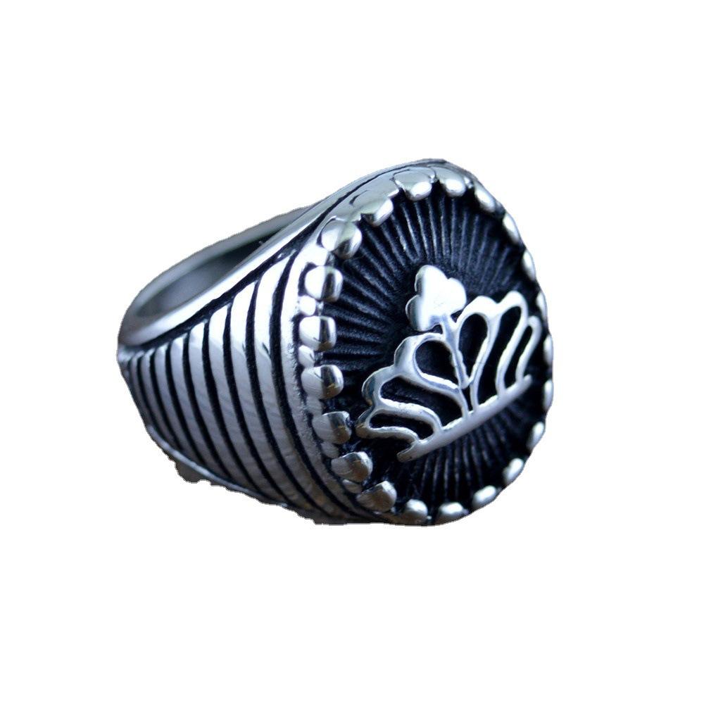 Style Jewelry Retro Style Crown Classic Ring Ring Bracelet
