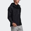 adidas Jackets Men's Black Hooded Moderate Other GF0019