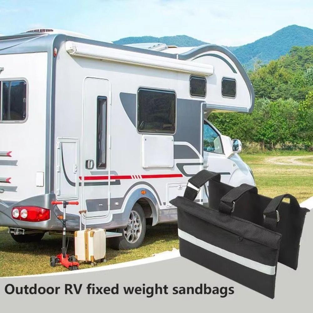 Robuster RV-Abwasser-Gewichtsbeutel Reflektierstreifen Abwasserschlauchbefestigung Campinganhänger