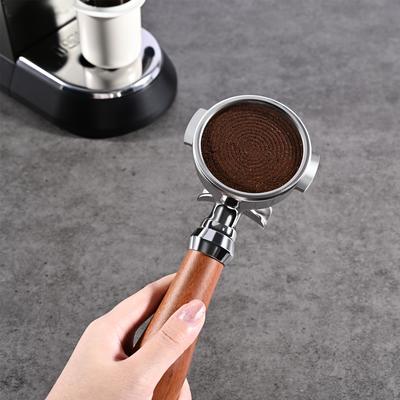 58MM 2 Oortjes Koffie Dubbele Uitloop Portafilter Naked Voor E61 EXPOBAR /Gemilai Met Filtermandje Espressomachine Accessoires Gereedschap