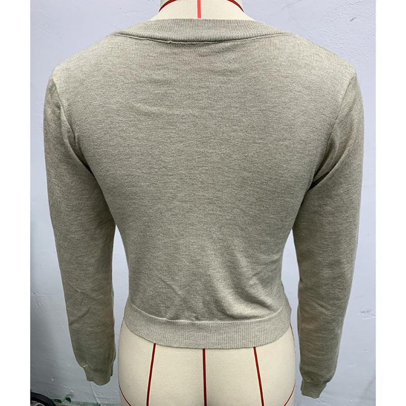 Autumn Sexy Hollow Out Twisted Knitted Sweater Women Slim Fit Long Sleeve Casual Women's Pullover Sweaters Round Neck Solid Elegant Knitwears 25063