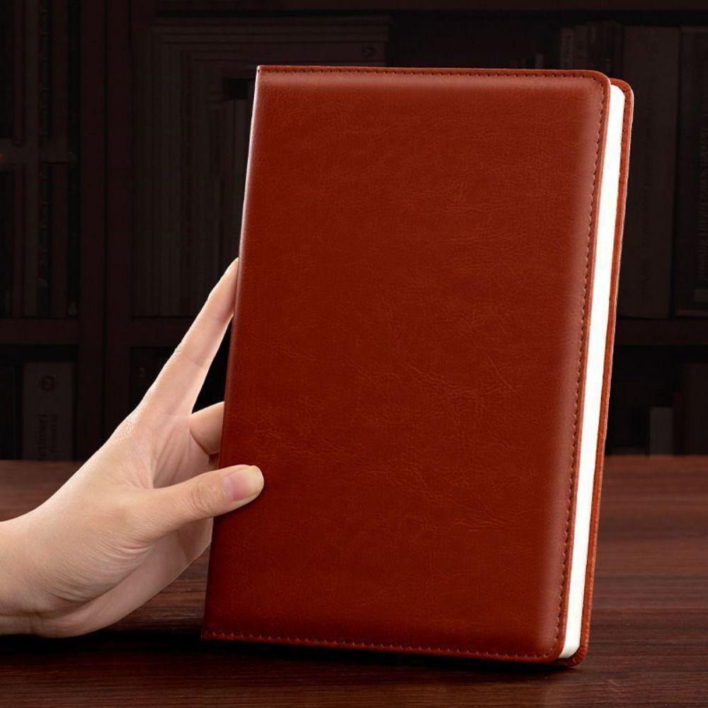 PU-Leder-Abdeckung A5 Büro-Notizbuch 240 Seiten A5 Quadratische Notizbücher Schreibblock