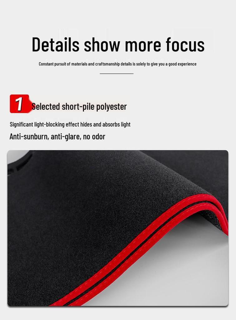 Haval M6 PLUS Dashboard Sunshade Pad for Center Console