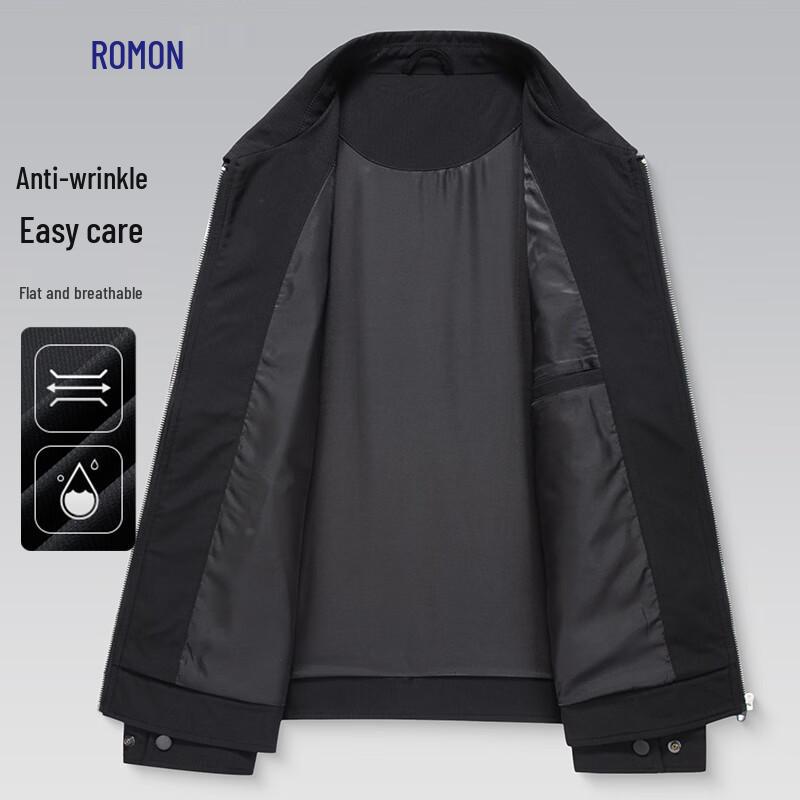 ROMON Men's Business Casual Spring Autumn Jacket