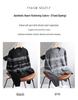 Women's Cashmere Retro Jacquard Cardigan: Loose Fit, Round Neck, Long Sleeve Sweater for Autumn/Winter.