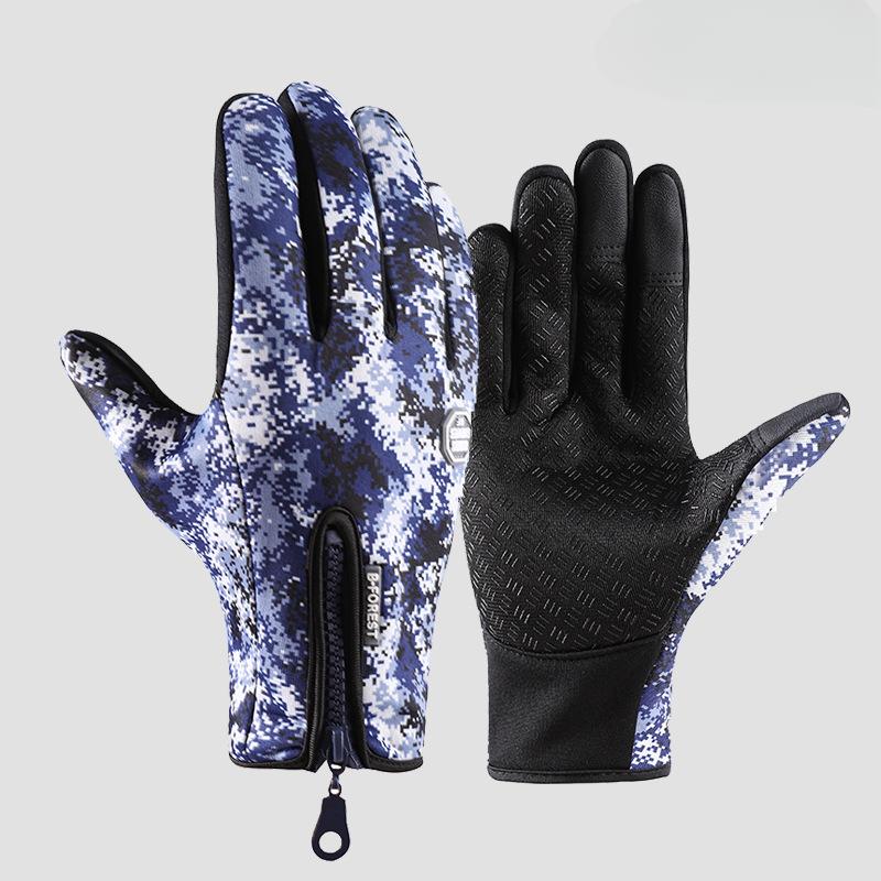 Winter Thermal Warm Full Finger Gloves Touchscreen Unisex for Outdoor Sports Cycling Bicycle Ski Camping Motorcycle Gloves