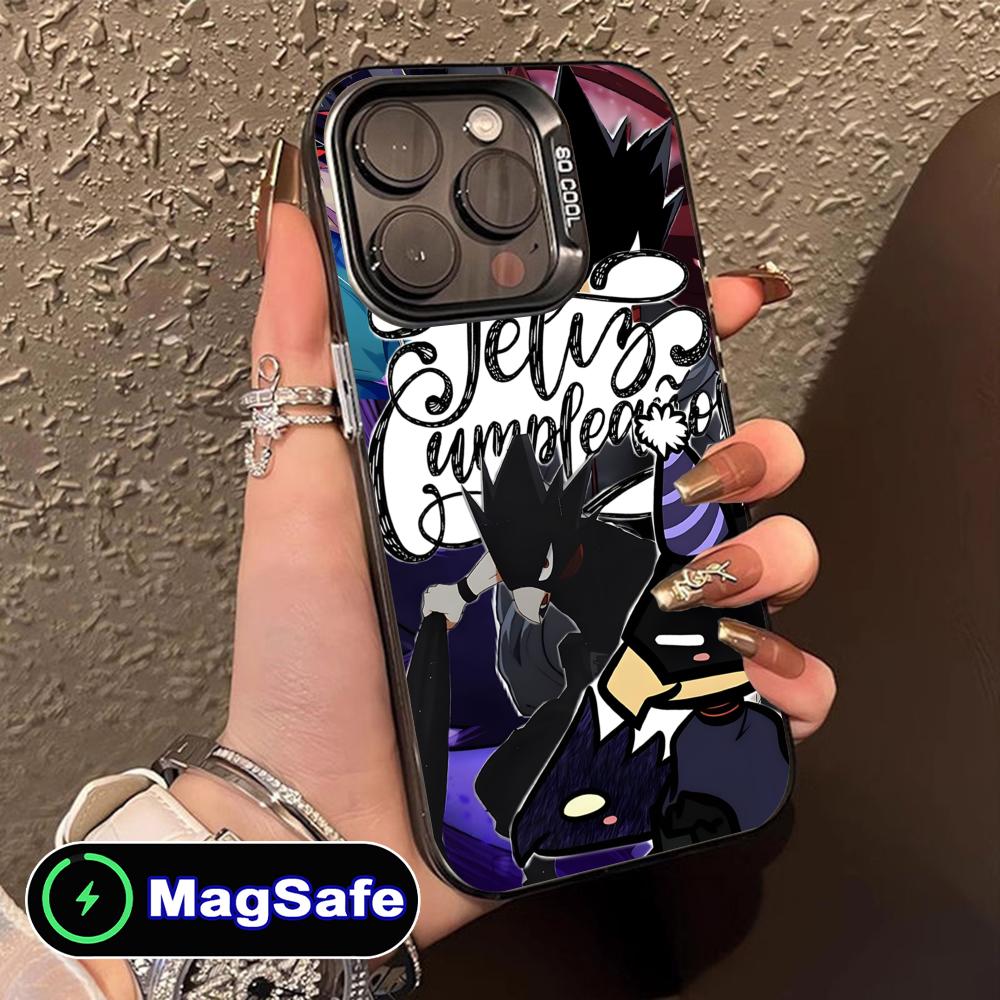 

MHA Tokoyami Mobile Phone Case for iPhone 17 16 15 14 13 12 11 Air Pro Max Plus MagSafe Translucent Colorful Cover Luxury Pretty iPhone 11