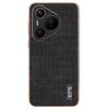 For Huawei Pura 70 Slim Case Crocodile Texture Leather+TPU Phone Cover