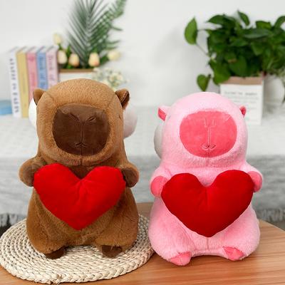 Angel Capybara Doll 1 Meter Large Plush Toy Video Game City Scissors Machine Doll Wedding Interactive Doll