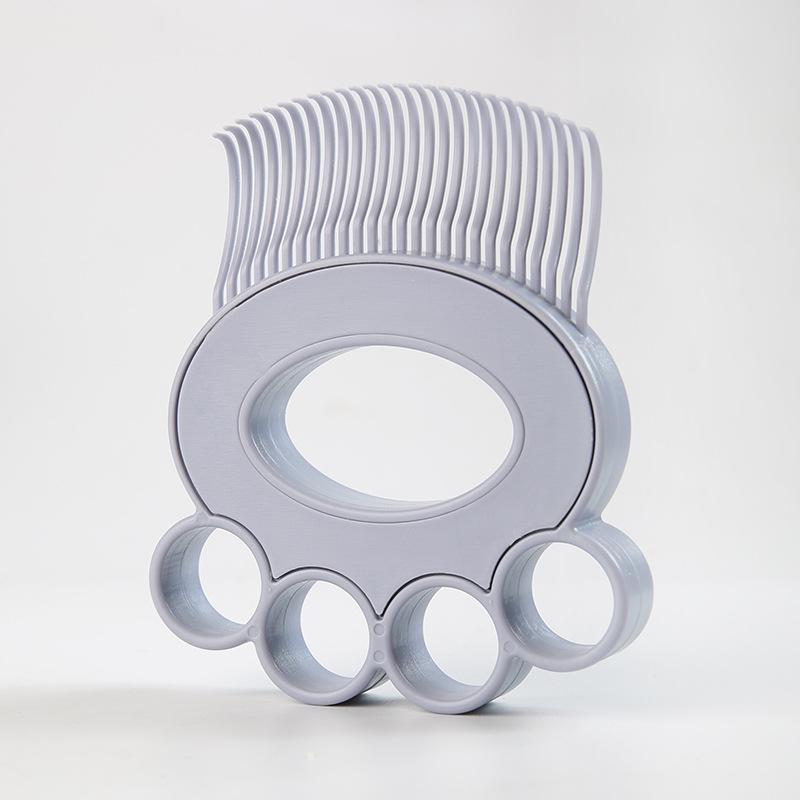 

1 шт., расческа для удаления волос для массажа домашних животных, эластичная полуизогнутая ручка из АБС-пластика, щетка для кошек и собак, портативная щетка для чистки, пуха, домашних животных, снимающая зуд, щетка серый