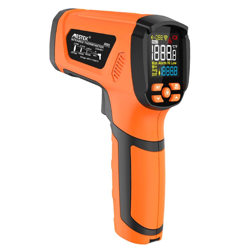 Non-contact Infrared Thermometer -40°C~2000°C IR High Temperature Meter 50:1 K-type Thermocouple Dual Laser Pyrometer