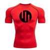 Running T-shirt Short Sleeve White Compression Shirt Men's Gym Exercise Quick Dry Sun Protection Sportswear Muscle Shirt 4XL