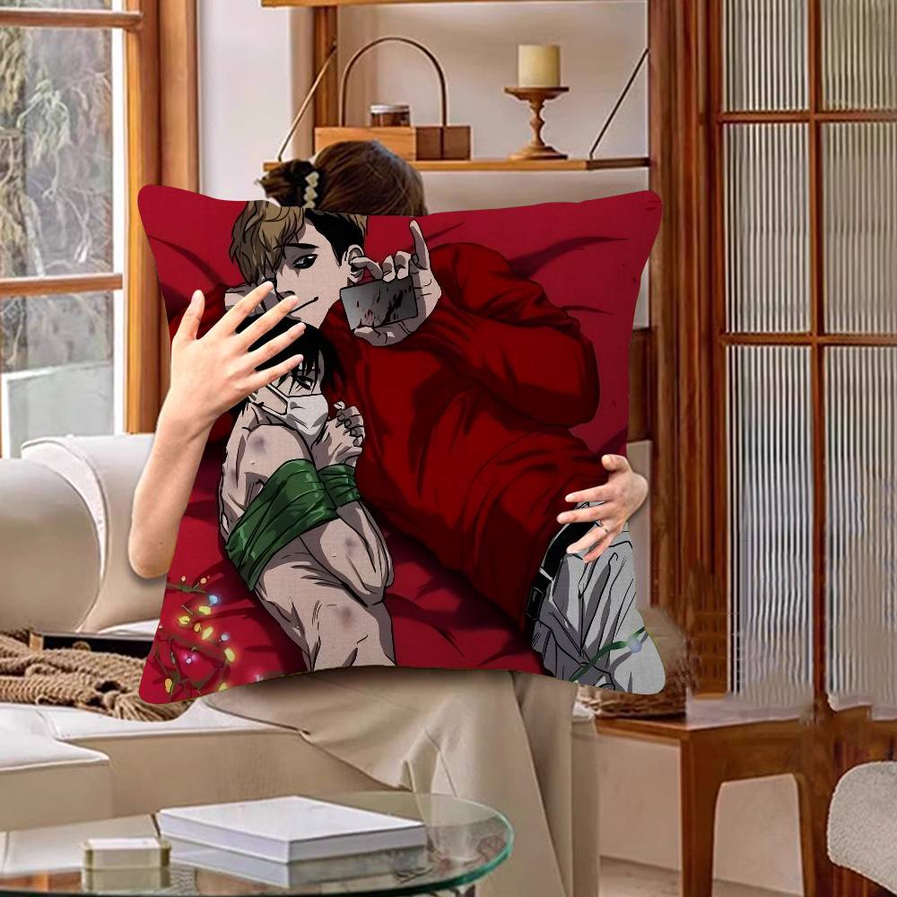 Anime Killing Stalk Pillow Cover Sofa Cushion Cover Home Room Decoration Children Gift