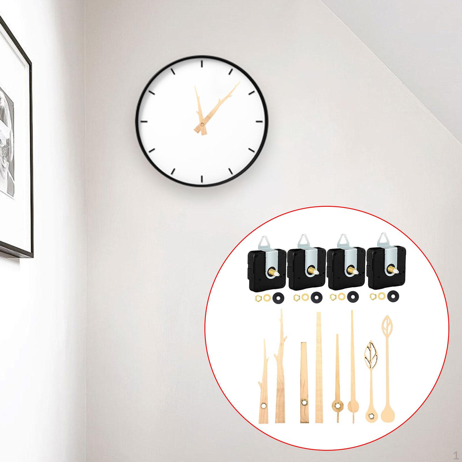 

Механизм часовых механизмов, надежная простая установка, не тикающие запасные части для ремонта дома Maple