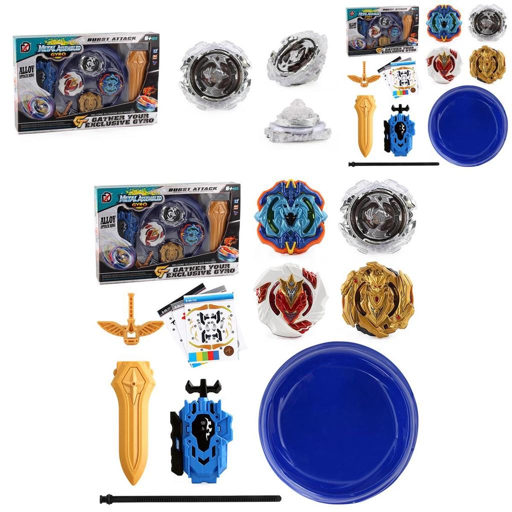 Burst Fight Beyblade Set Gyroscope Featuring High Combat-effectiveness And Multicolor Design For Kids Xmas Gift Toys