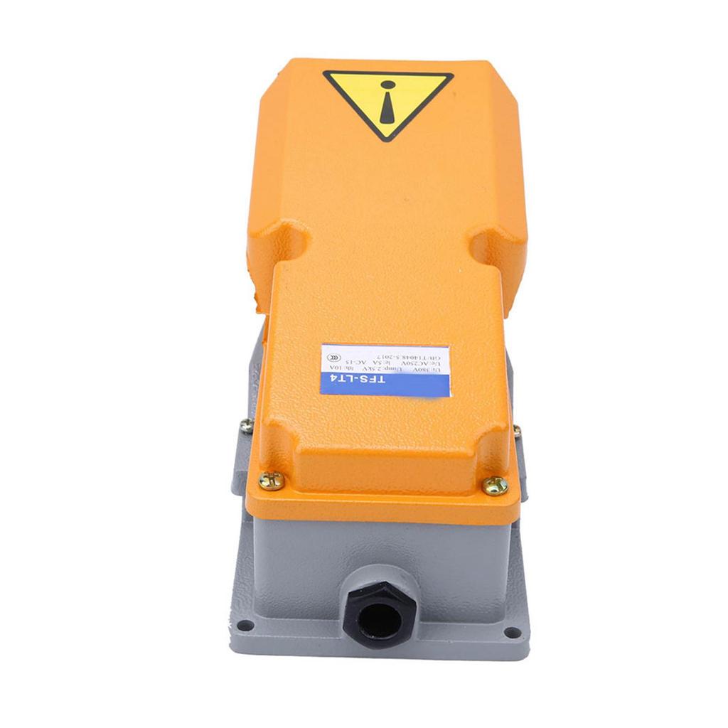 Przełącznik pedału nożnego LT4 Aluminiowa obudowa Pedał jog Kontroler mocy dla wyposażenia obrabiarek