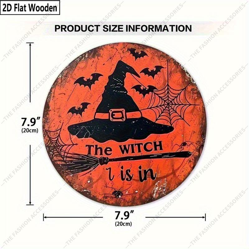 Halloween Decoration, 2D Plane Hanging Decorative Signs, Interior Wall or Door Decoration, Halloween Gifts for Friends and Family