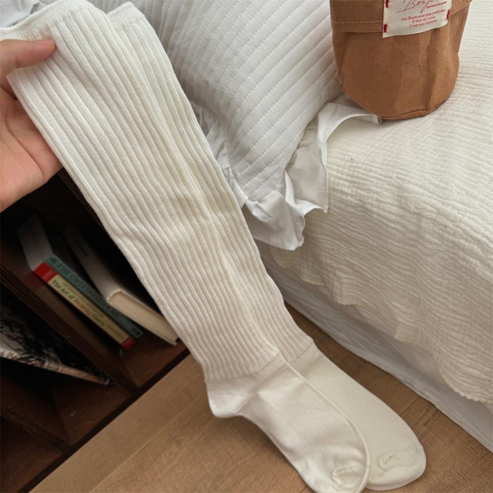 

Autumn Winter Knee High Socks Cotton Thigh Stocking JK Women Stockings Long Socks