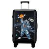 Teddy Bear Graffiti ABS Spinner Suitcase