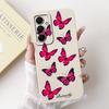 For Samsung Galaxy A16 5G SM-A1600 A166B Back Cover Coque 6.7" Funda Flower Butterfly Women Fashion Phone Case Liquid Silicone