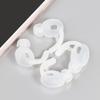 2Pairs Soft Silicone Case Ear Hook In-Ear Earbuds for  3 Ear Tips S / L
