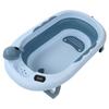Baby Temperature Sensing Bathtub Foldable Thicked Sitting Lying Bath Bucket with Drain Hole L Light