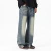 Mark Fairwhale Men's 2025 Autumn Loose Fit Distressed Straight Leg Jeans