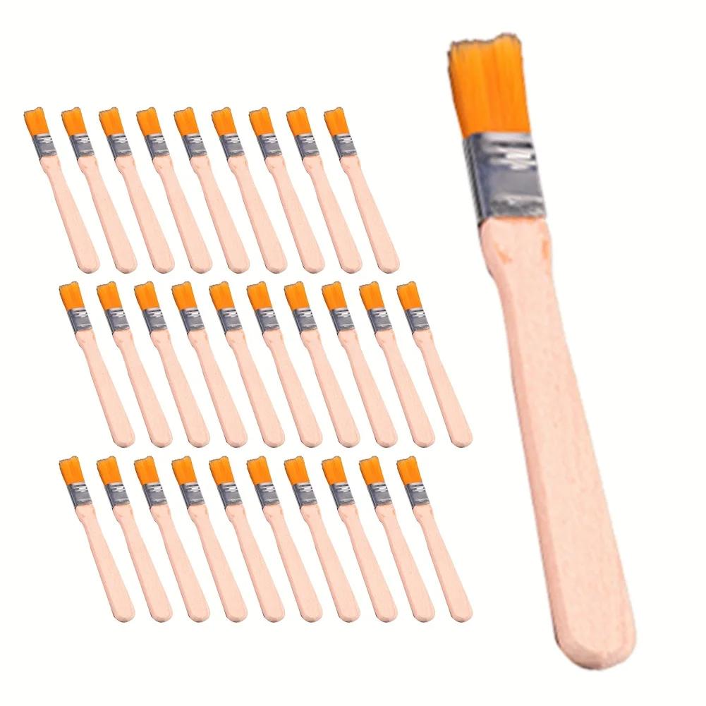 30st/set Rengöringsborste Dammborttagning Med Trähantag För Färg Ritverktyg Trä Målarduktyg Verktyg Konstnärsmaterial