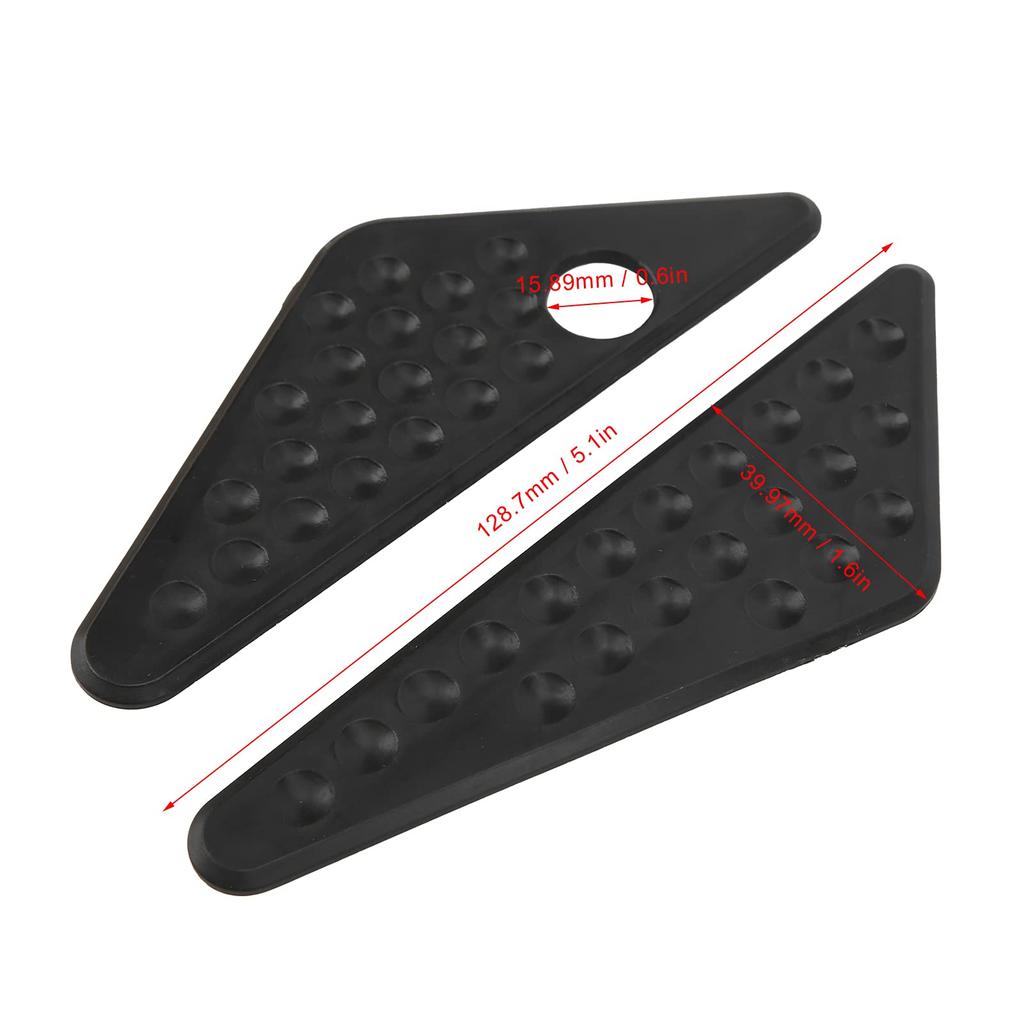 Motorcycle Foot Pedal, Anti Skid Footrest Easy Installation Durable Heavy Duty Plastic for Hornet