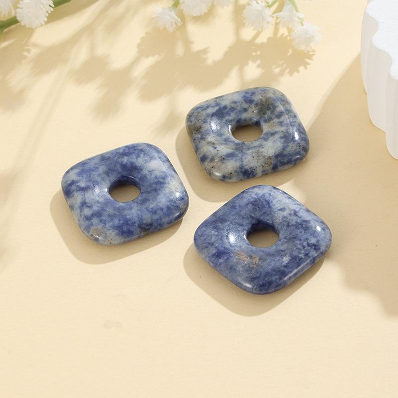 30mm Naturstein Kristall Achat Pi Xiu Quadrat DIY Schmuckzubehör