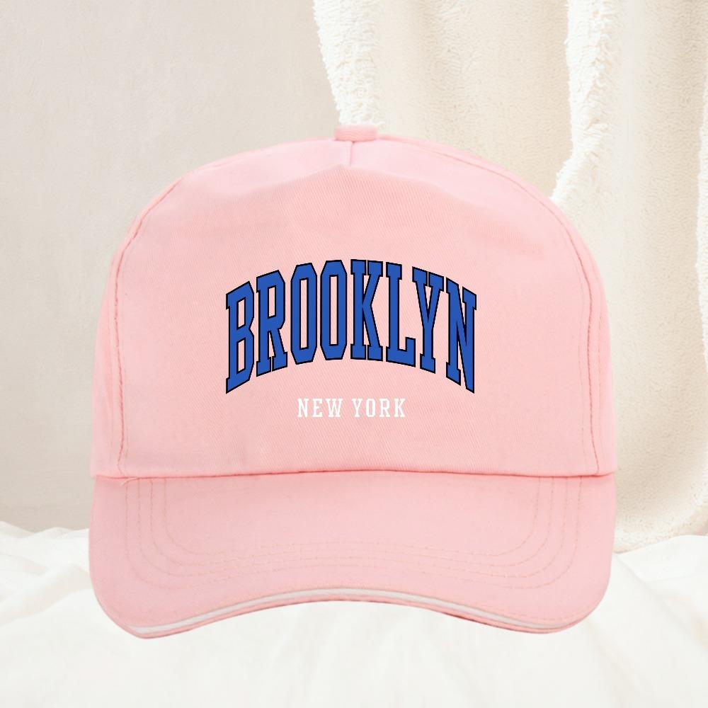 Brooklyn New York  Spring Summer Unisex Women Cotton Adjustable Casual Hat Hip Hop Streetwear Sun Hats