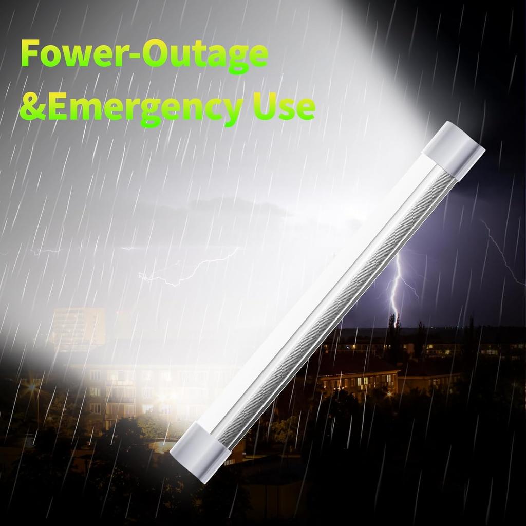LETOUR Rechargeable Light LED Tube Magnetic Light 4000Lumens 5200mAh 5 Levels Dimming Camping Lantern USB Rechargeable Portable Lights with 2 Magnets