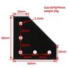 1Pcs 90 Degree Corner Angle Bracket  for Industrial Aluminum Frame 3D Printer Router