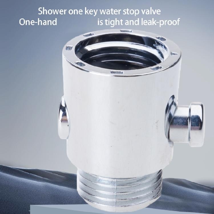 Portable Shower Valves Button Type 1/2Inch Water Flows Control Valves for Easy Installion Designs Bidet Sprayer Use