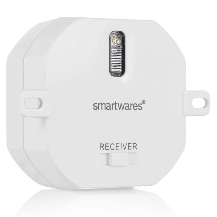 Smartwares Set D'interrupteurs De Chambre À Coucher 8x8x1,7 Cm Blanc