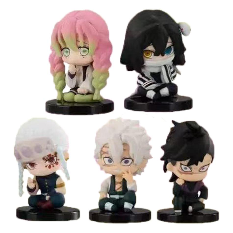 

Подарки Модель Куклы Фигурка Истребитель Демонов Игрушка Аниме Kimetsu no Yaiba Q Версия Сидящий Тандзиро Незуко Иноске Зеницу ПВХ Фигурка