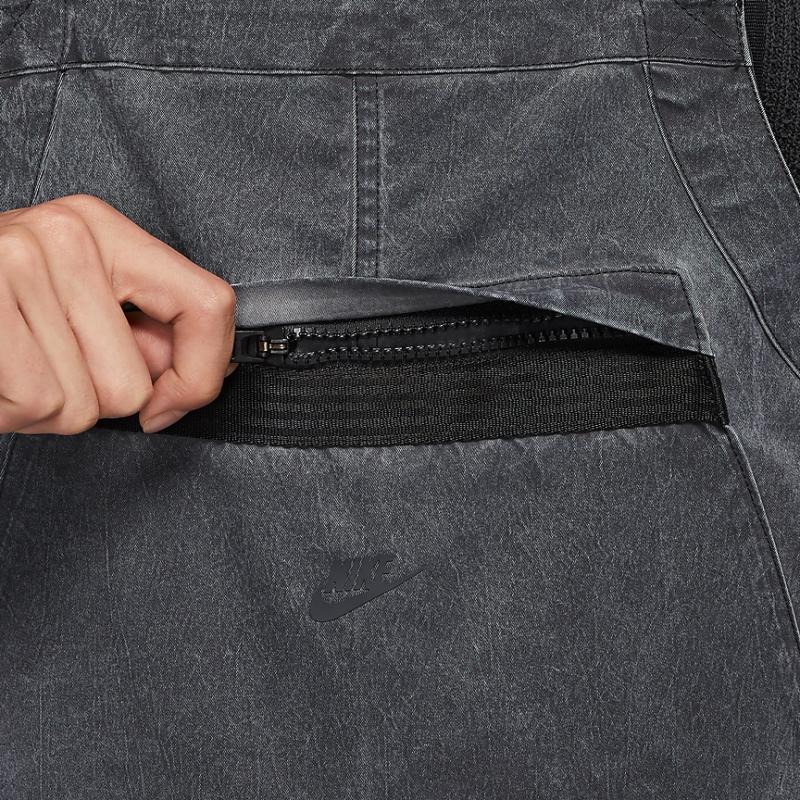 Nike Tech Pack Unlined Woven Overalls Men Bottoms Charcoal DM5598-060