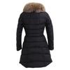 MONCLER [Good Condition] HIRONDELLE Down Jacket with Fur Collar coat O blackUsed