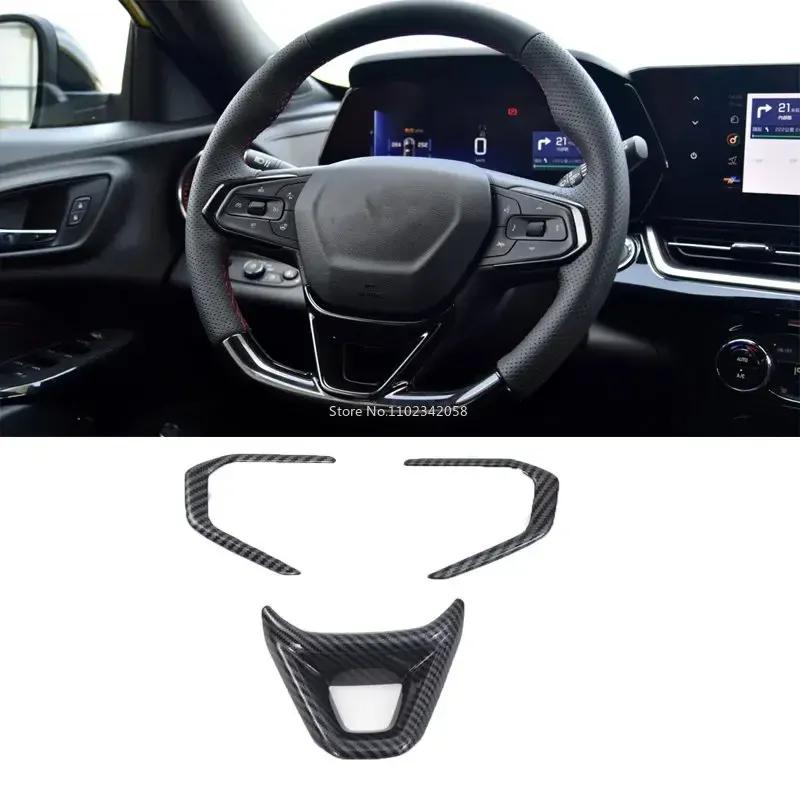 LHD ABS carbonfiber For Chevrolet Trax 2024+ Air Condition Outlet Console Gear panle Head Window swtich handle Panel Accessories