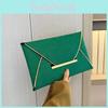 Stylish And Versatile Envelope Clutch Bag For Women In Black Hot Pink And Green