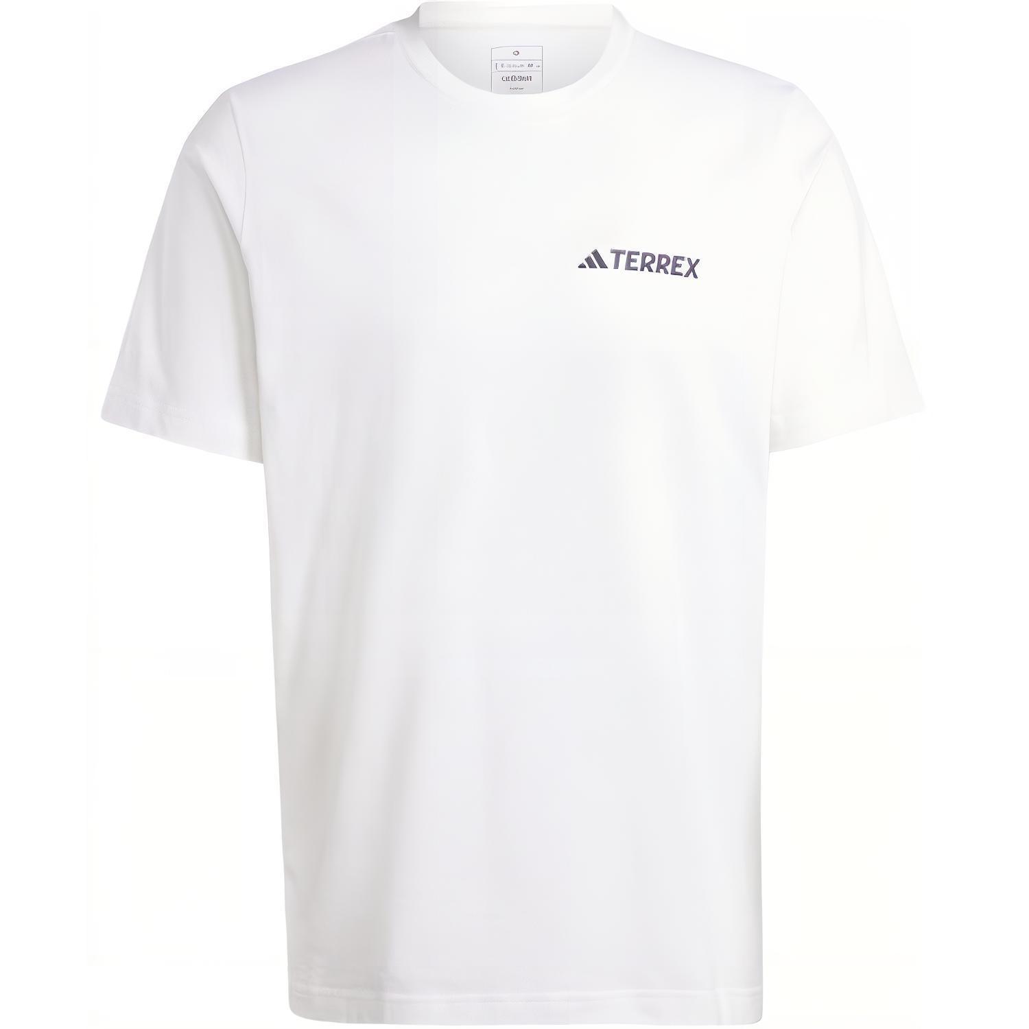 adidas Terrex Graphic T-Shirt Asia Sizing  White  Men s IZ0465 L