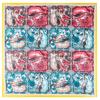 POBING Silk Scarf Women Large Shawls Horse Print Stoles Square Bandana Luxury Kerchief Big Hijab Scarf Female Foulards 130CM