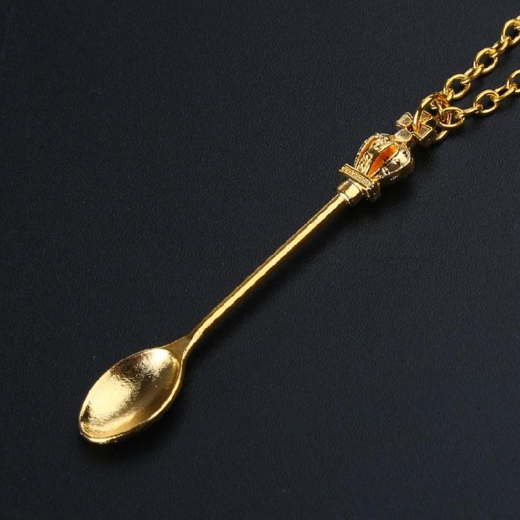 4 Colors Spoon Necklace Spice Spoon Necklace Adjustable Spoon Pendant