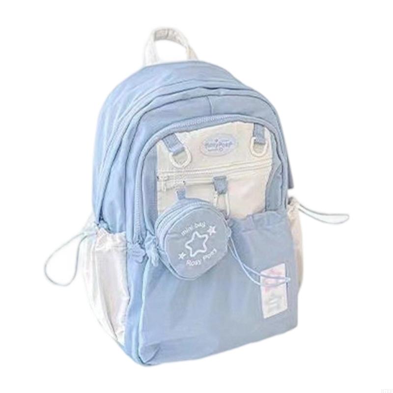 Laptop Backpack Simple Backpack For School College Travel Casual Daypack Gifts синий